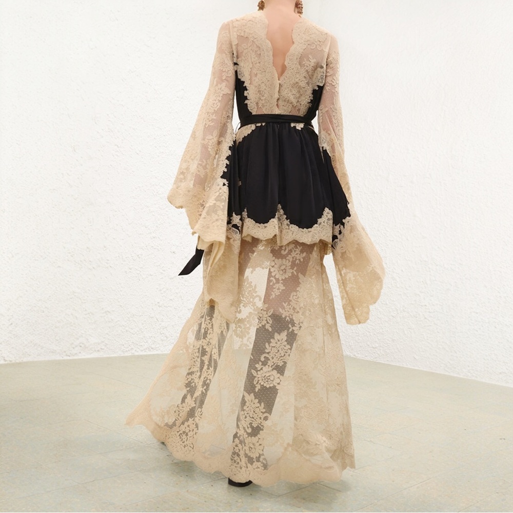 Zimmermann Hypnotic Satin Drape Dress Size0 - Picture 6 of 8